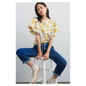 Anthro Brendie ruffled blouse
